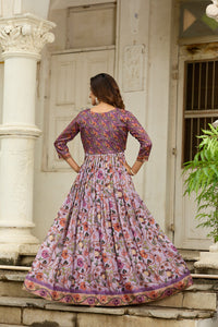 Graceful Gown in beautiful floral print