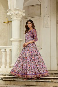 Graceful Gown in beautiful floral print