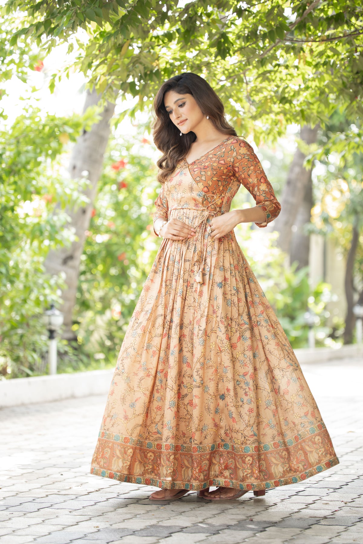 Graceful Flared gown for occasion