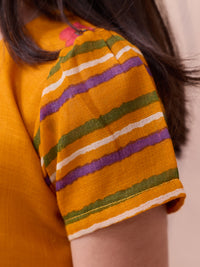 Multi-Floral Embroidered Skirt & Top Set - Girls Festive Wear