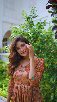 Graceful Flared gown for occasion