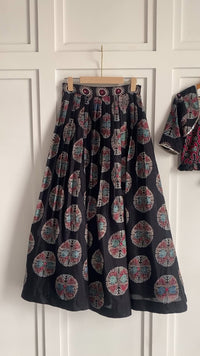 Black Lehenga Choli with Mirror Work for Navratri