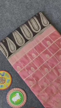 Pure Mysore Viscose Crepe Saree with Dual-Tone PBP Design & Zari Woven Pallu